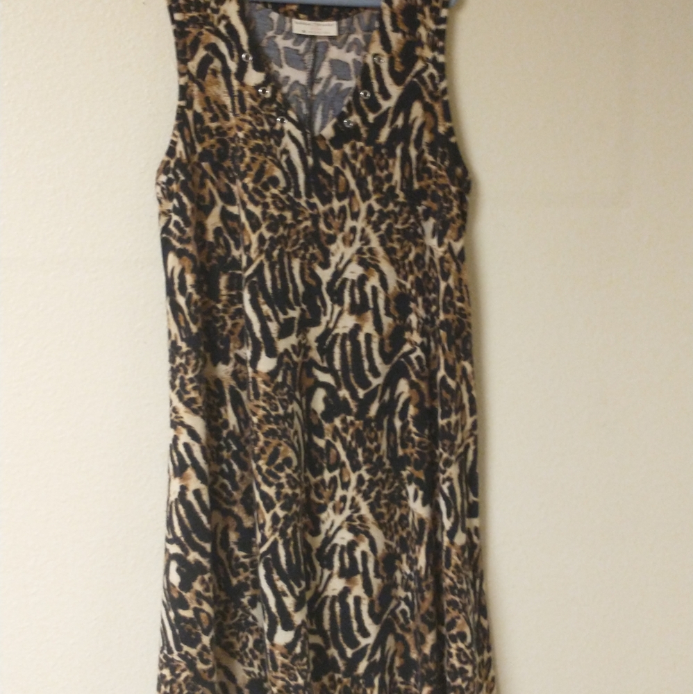 Sleeveless V Neck Sundress